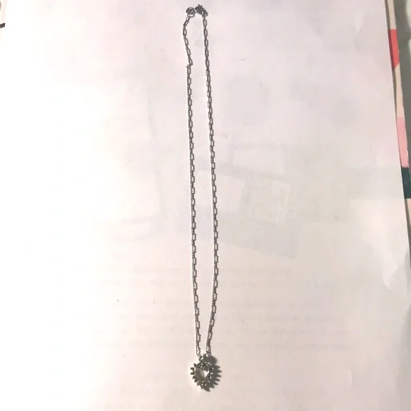 🎉5 for $10- Sterling silver necklace with heart pendant - Picture 3 of 5